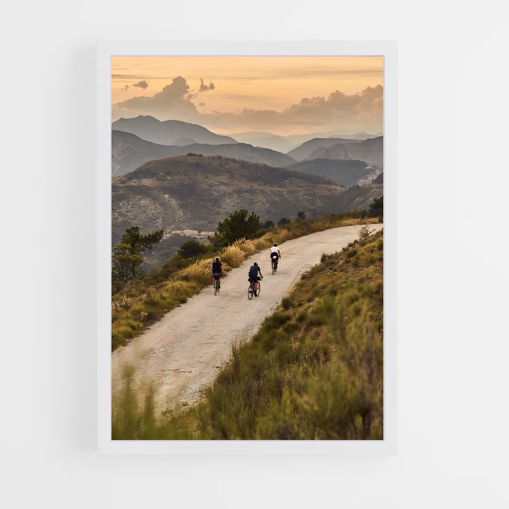 Poster Piste Silencieuse – affiche Cyclisme (vue 3)